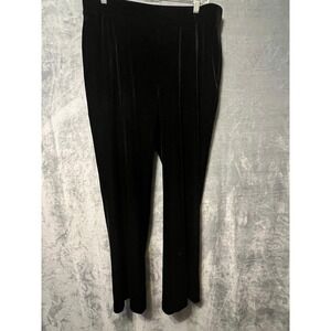 Rafaella Comfort Black Pull On Pants Womens PL PG Stretch Dress Casual 39 L